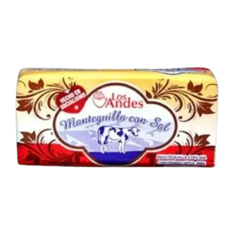 Mantequilla Con Sal Los Andes 200gr