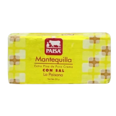 Mantequilla Con Sal Paisa 200gr