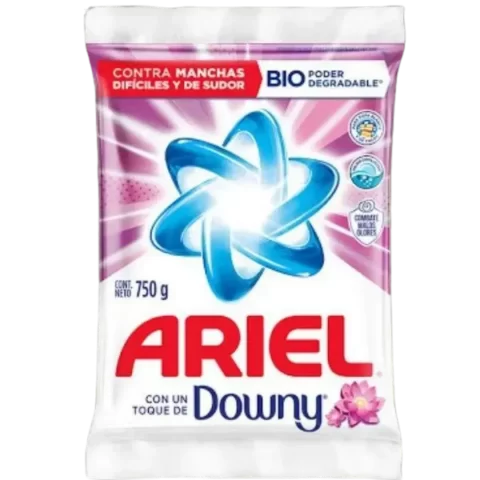 Detergente en Polvo Ariel con Downy 750gr