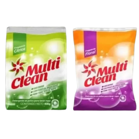 Detergente en Polvo Multiclean 400gr
