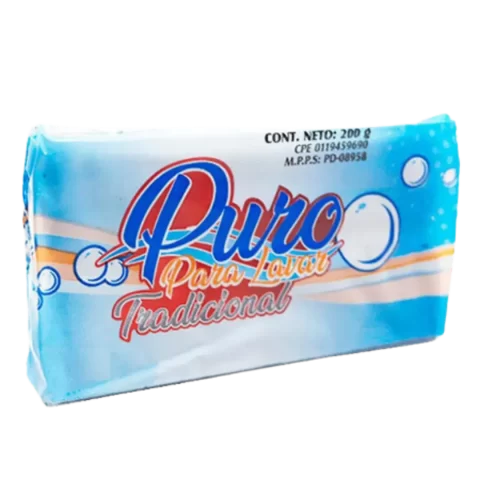 Jabon Azul Puro Lavar 200gr