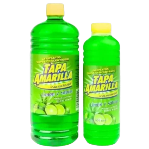 Lavaplatos Liquido Tapa Amarilla 1lt