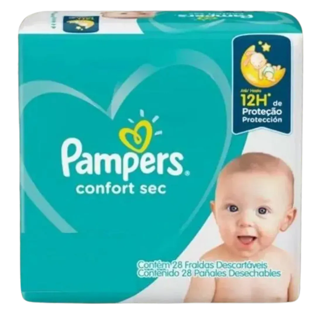 Pañales Pampers Talla P 28und