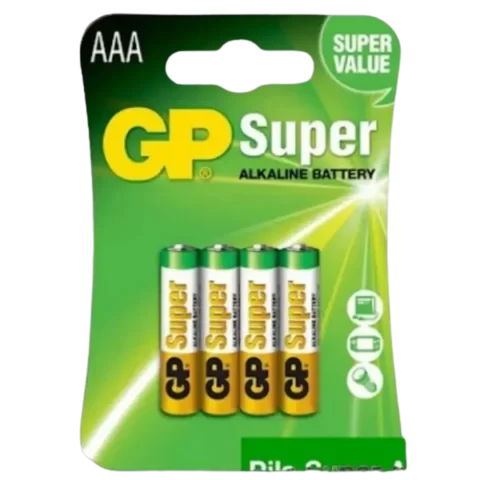 Bateria GP Super Alkaline AAA 4und