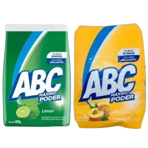 Detergente en Polvo Abc 800gr