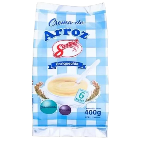 Crema de Arroz Santoni 400gr