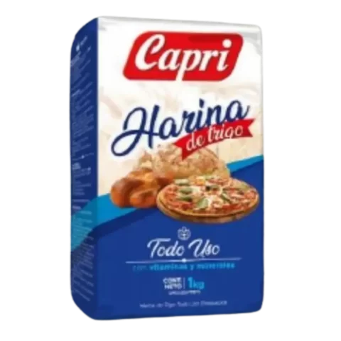 Harina de Trigo Capri Todo Uso 1kg
