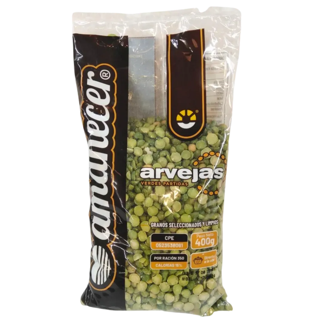 Arvejas Verdes Amanecer 400gr