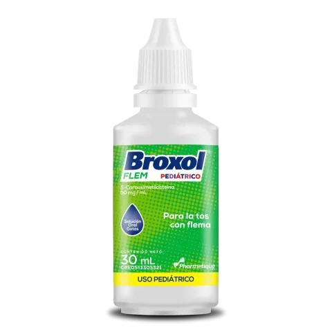 Broxol Flem Jarabe Pediatrico Gotas Pharmetique 30ml