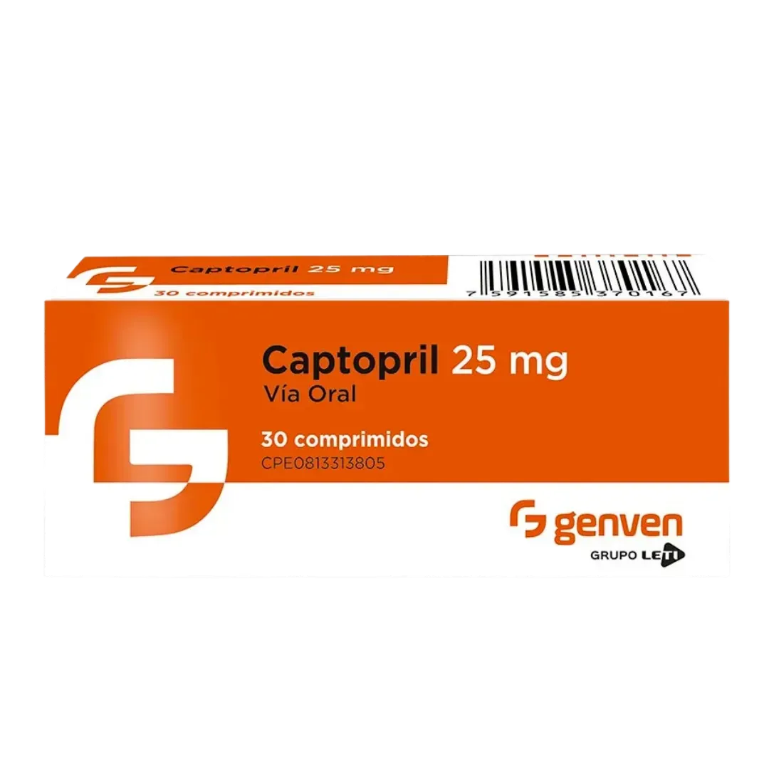 Captopril Genven 25mg x 30tab