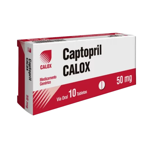 Captopril Calox 50mg x 10tab