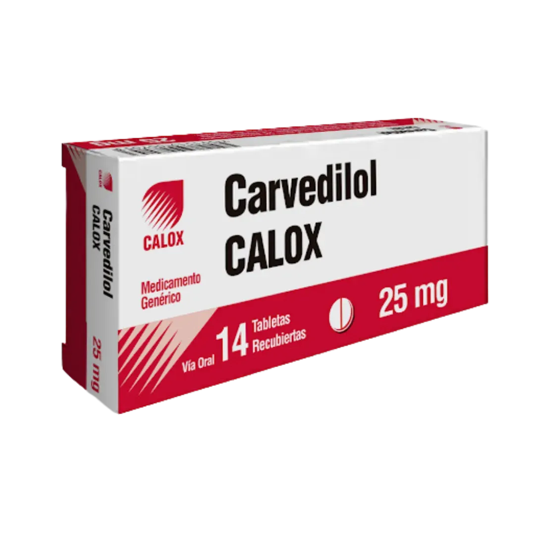 Carvedilol Calox 25mg x 14tab