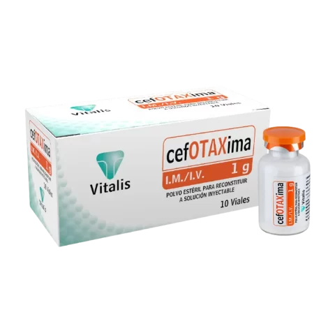 Cefotaxima Vitalis 1gr x 1amp