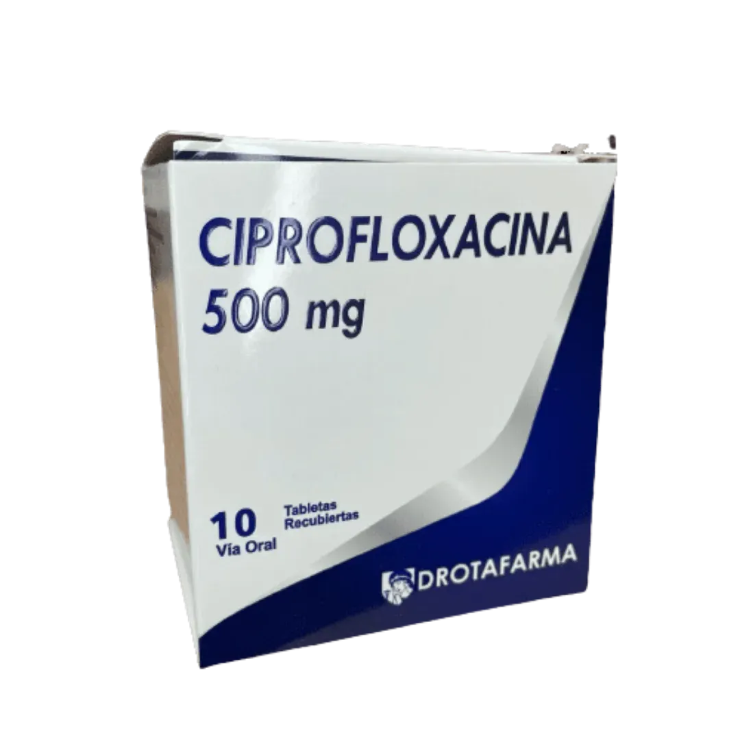 Ciprofloxacina Drotafarma 500mg x 10tab