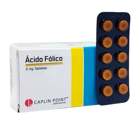 Acido Folico Caplin 5mg x 10tab