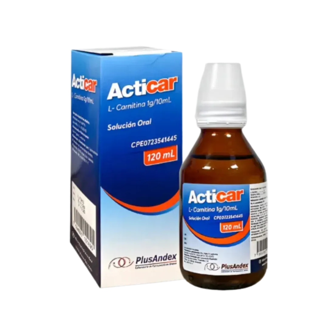 Acticar L-carnitina Plusandex 1g/10ml 120ml