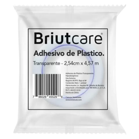 Adhesivo Transparente Briutcare 2,54cm x 4,57m