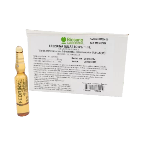 Efedrina Biosano 1amp