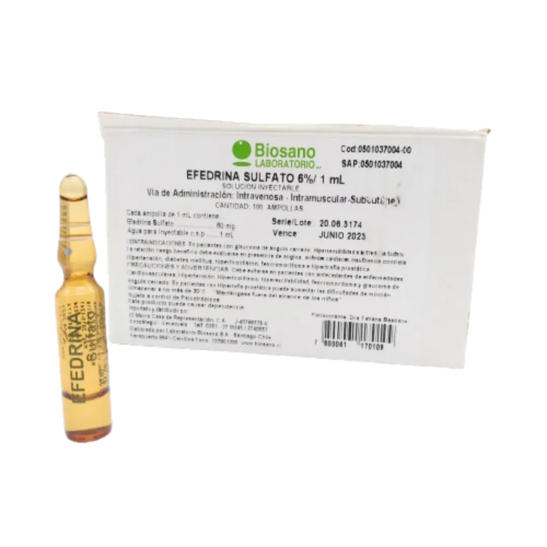 Efedrina Biosano 1amp