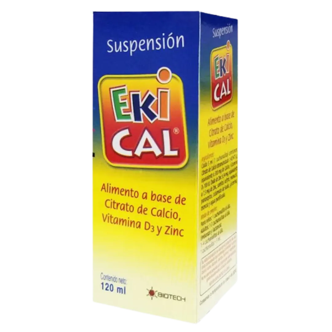 Ekical Calcio Jarabe Biotech 120ml
