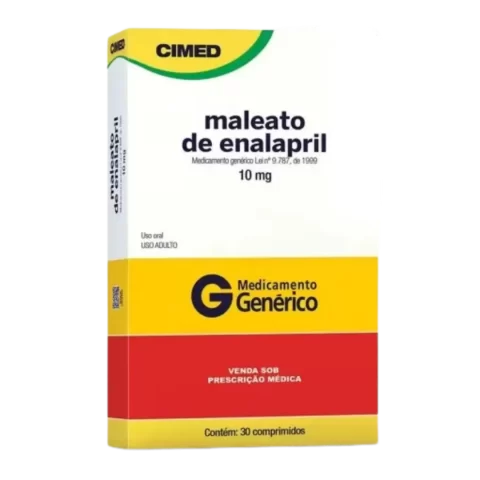 Enalapril Maleato Cimed 10mg x 30comp