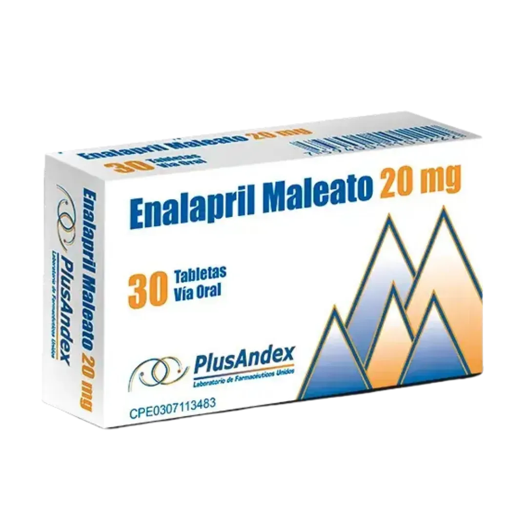 Enalapril Maleato Plusandex 20mg x 30tab