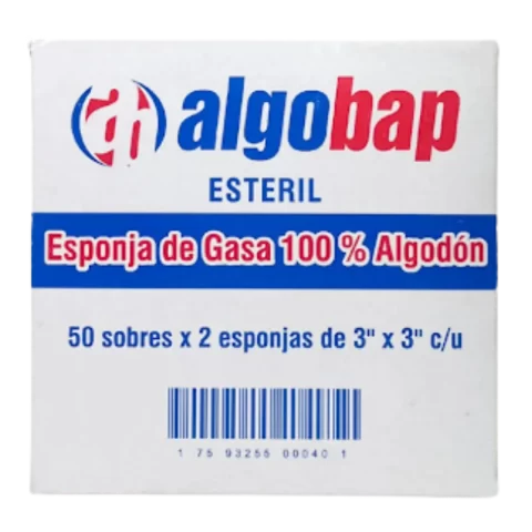 Gasa Esteril 3x3 Algobap 2und