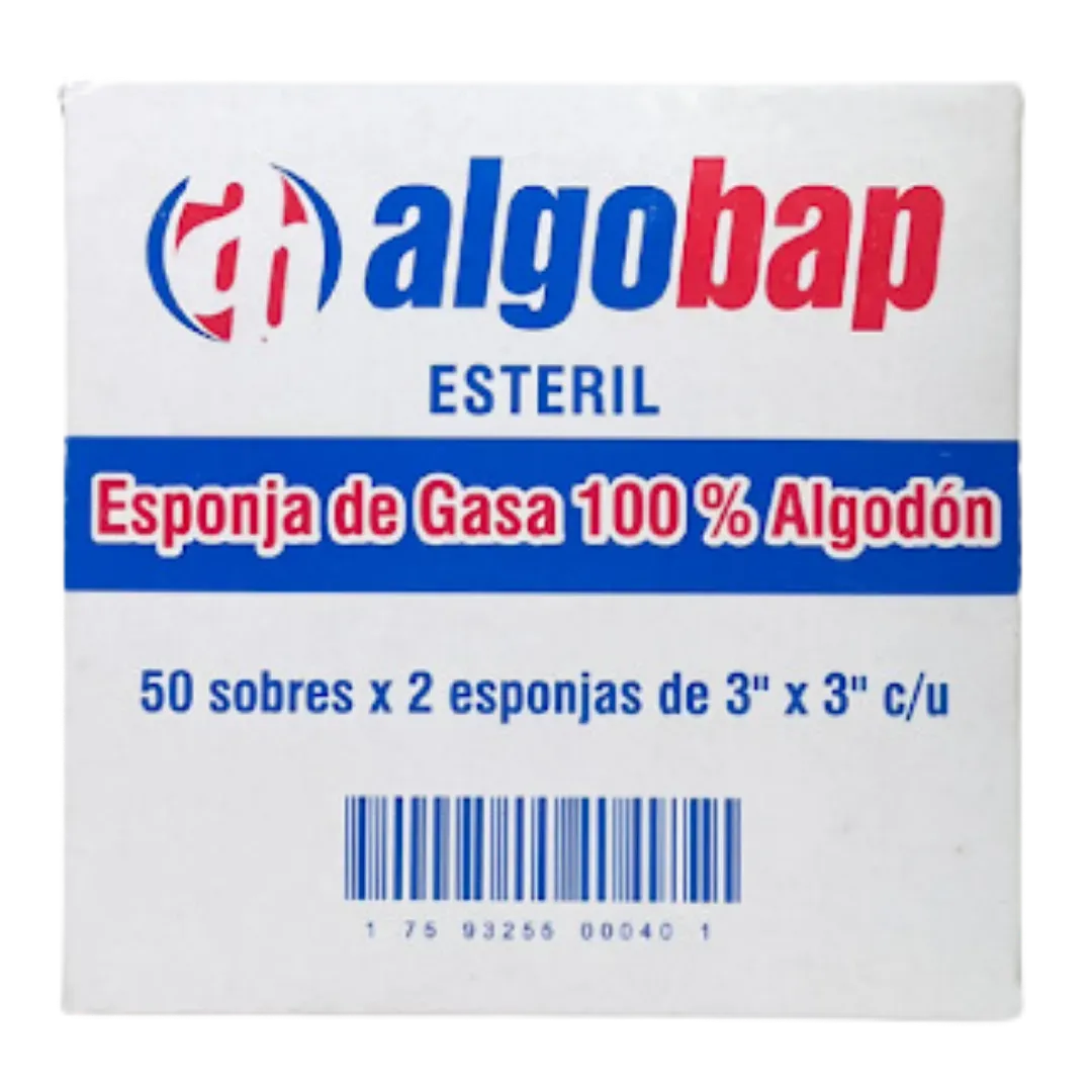 Gasa Esteril 3x3 Algobap 2und