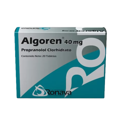 Algoren Propranolol Ronava 40mg x 20tab
