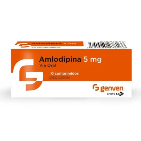 Amlodipina Genven 5mg x 10tab