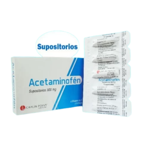 Acetaminofen Caplin 300mg x 5sup