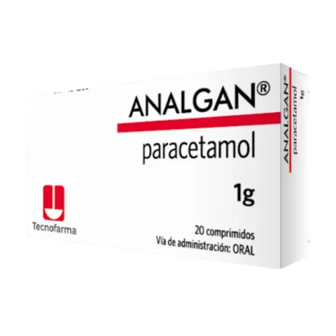 Analgan Tecnofarma 1g x 20comp