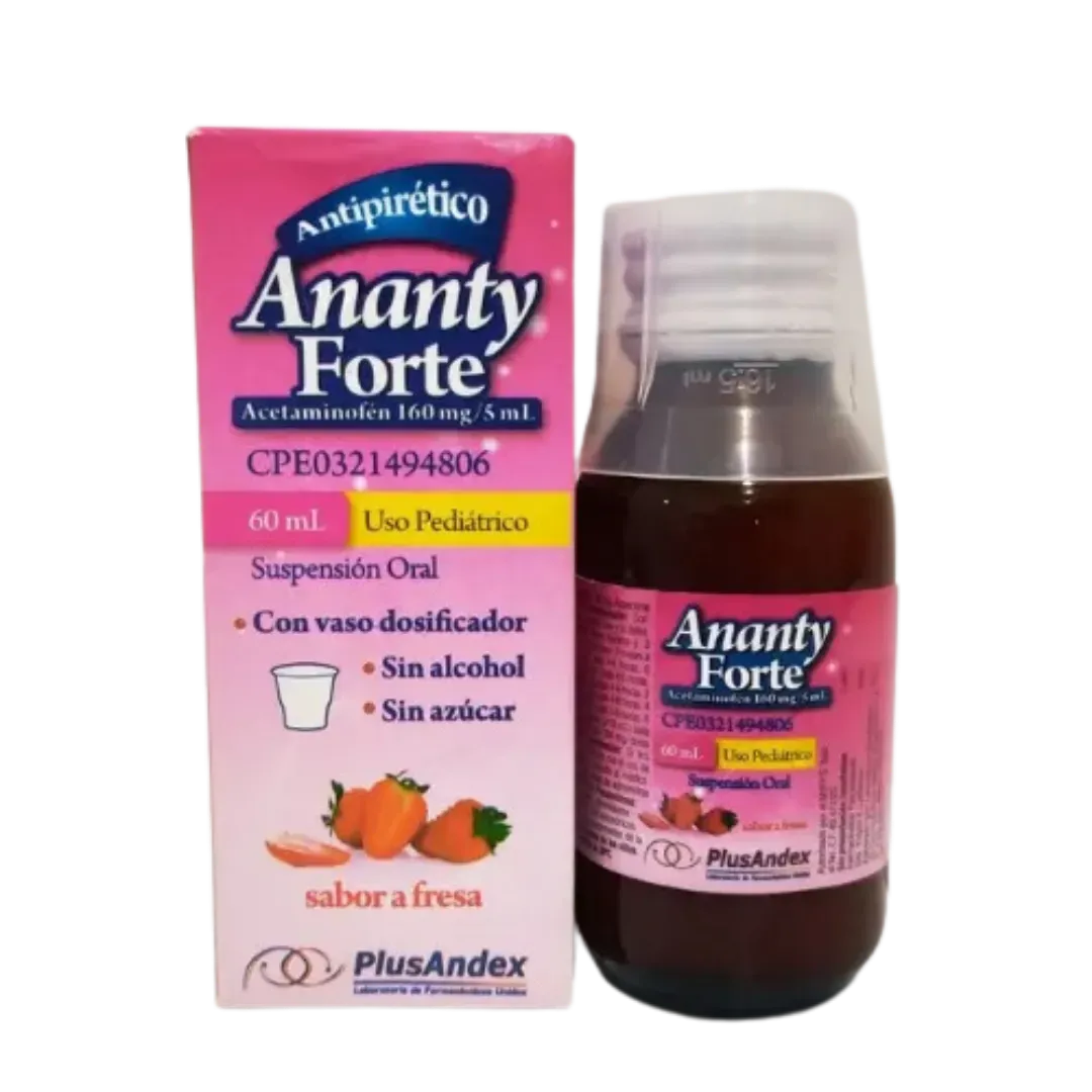 Ananty Forte Pediatrico Plusandex 160mg/5ml x 60ml