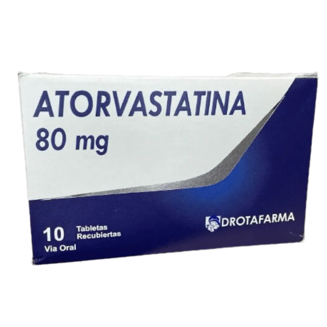 Atorvastatina Drotafarma 80mg x 10tab