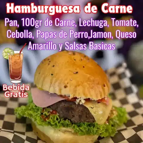 Hamburguesa de Carne Coraje