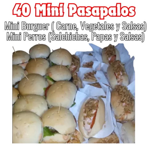 Mini Pasapalos 40und