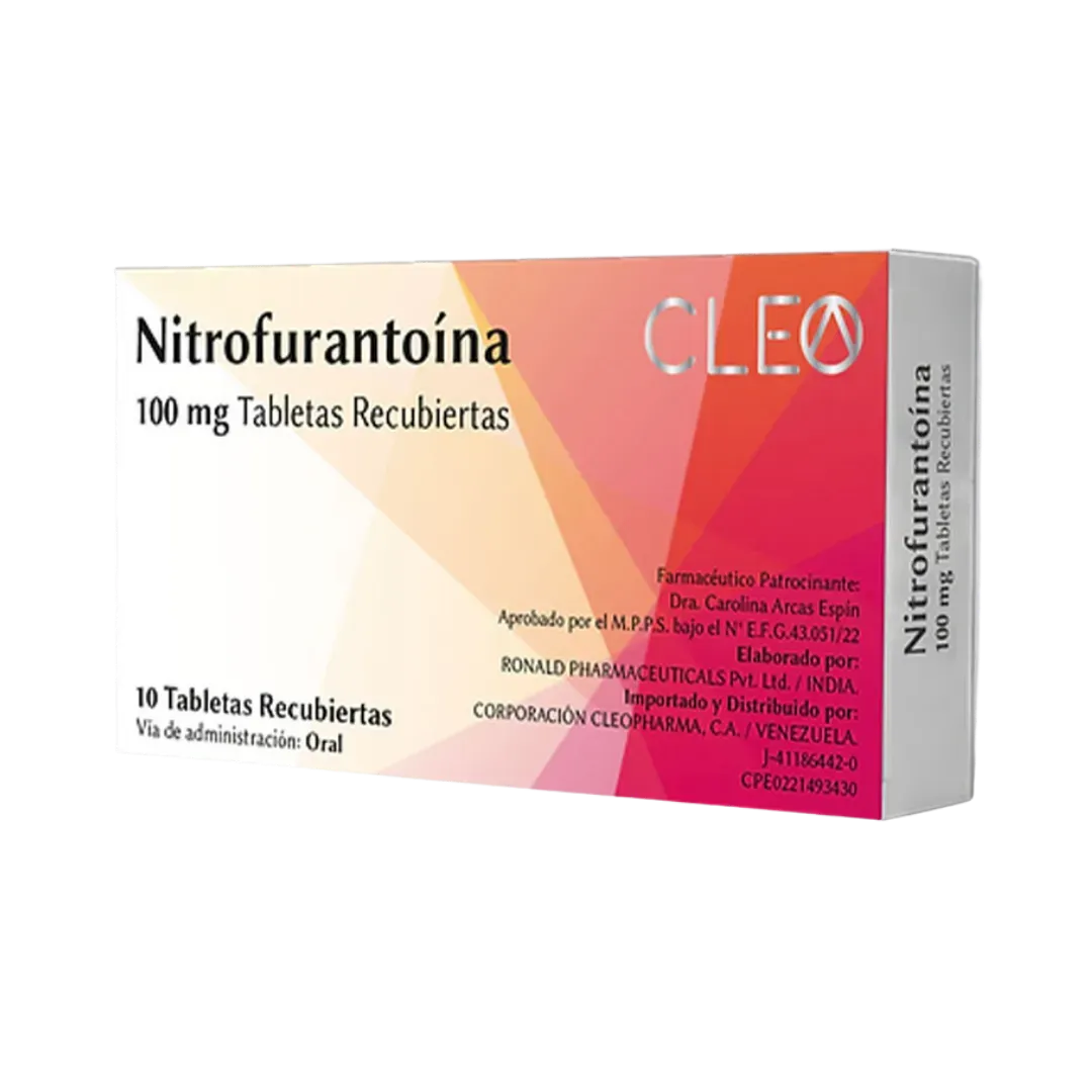 Nitrofurantoina Cleo 100mg x 10tab