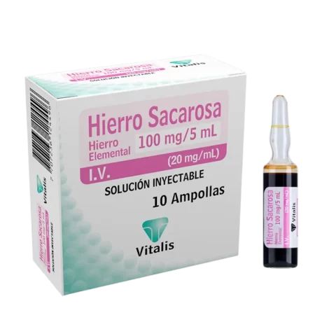 Hierro Vitalis 100mg/5ml x 1amp