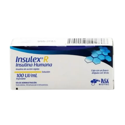 Insulina Insulex R Pisa 100ui/ml x 10ml