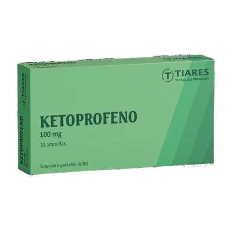 Ketoprofeno Tiares 100mg im/iv x 1amp