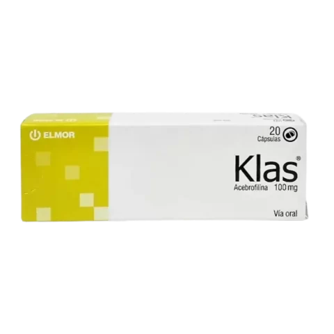 Klas Acebrofilina Elmor 100mg x 20cap