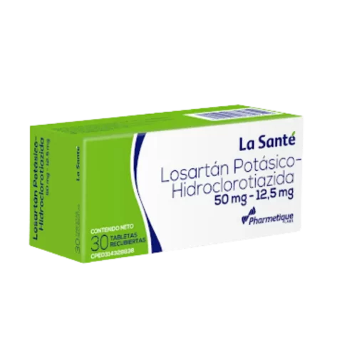 Losartan Hidroclorotiazida Lasante 50mg/12.5mg x 30tab