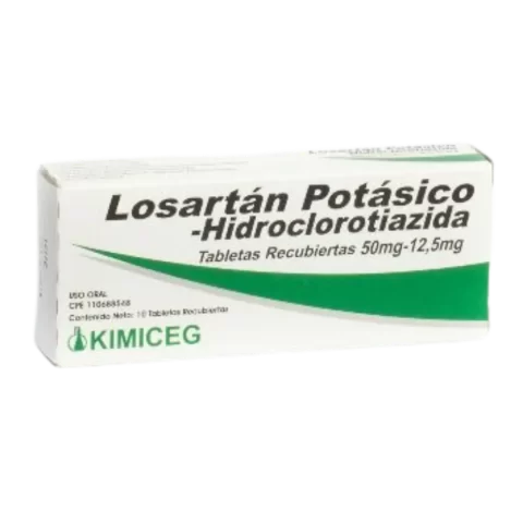 Losartan Potasico HCT Kimiceg 50mg/12,5mg x 10tab