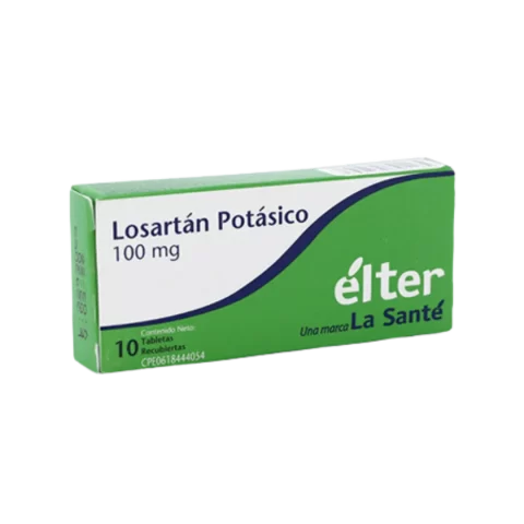 Losartan Potasico Elter 100mg/25 x 10tab