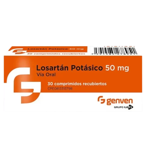Losartan Potasico Genven 50mg x 30comp