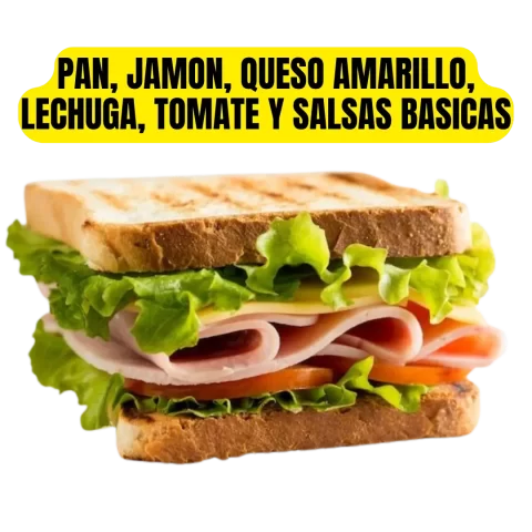 Sandwich de Jamon y Queso