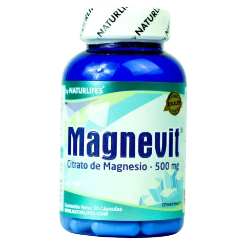 Magnevit Naturlifes 500mg x 30cap