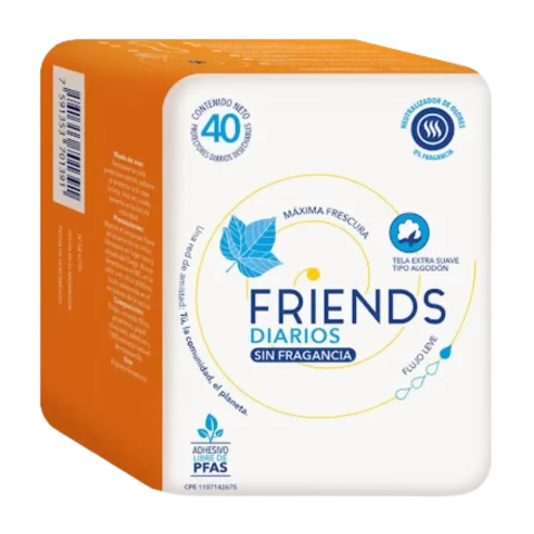 Protectores Diarios Friends 40und
